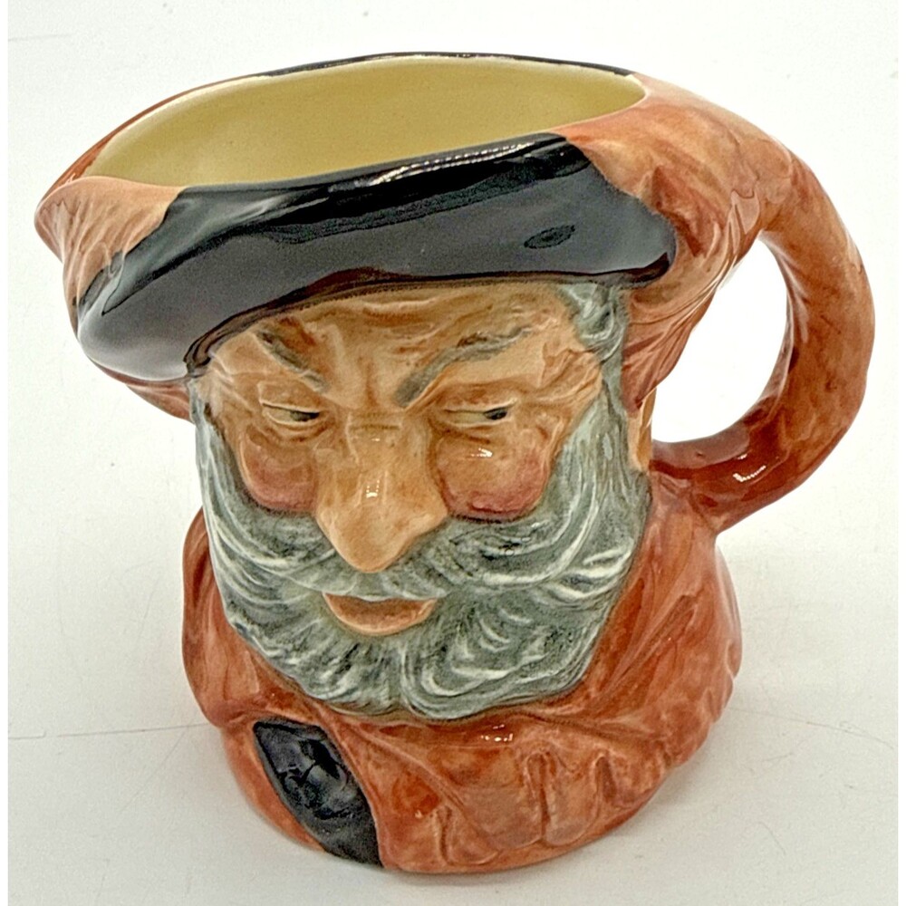 Vintage Royal Doulton FALSTAFF D6385 Mini Toby Character Jug Williamsburg 3.5”